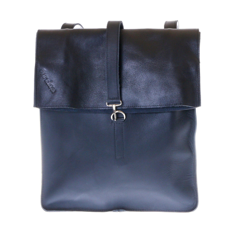 backpack leather black