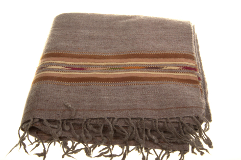 grey handwoven plaid