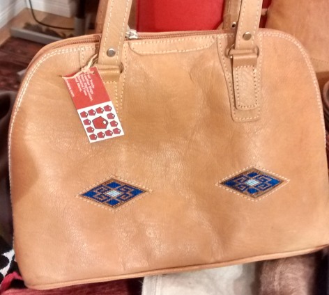 Claudia - natürlich gegerbtes Leder - handgemacht in Afghanistan