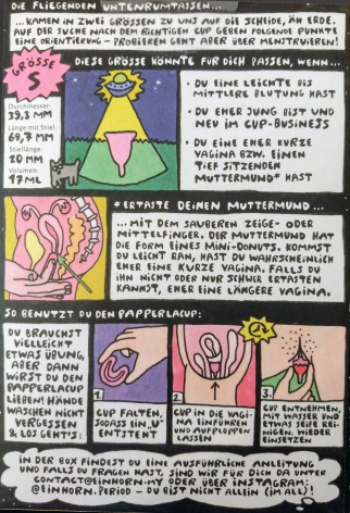 Hand gesture illustrations and diagrams demonstrating traditional crafting techniques in comic strip panel format
