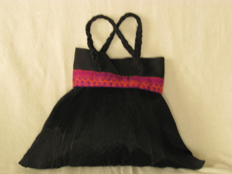 Gundara - Burqa bag - handmade by Afghan women - blck nylon