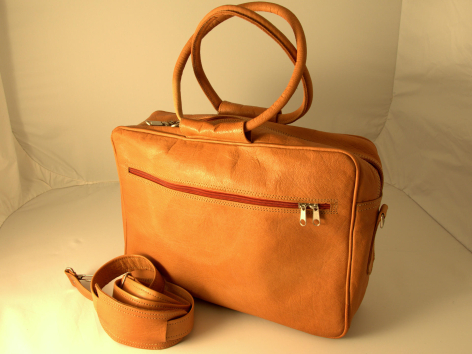 Laptoptasche - Harry - Echtleder - Made in Afghanistan - fair gehandelt