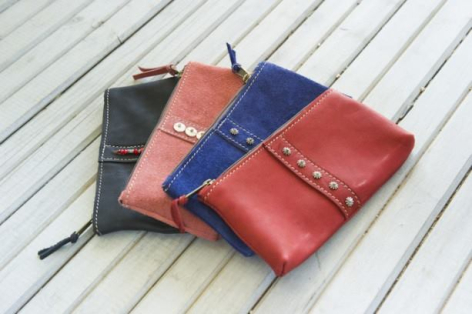 Jackal and Hide small pouches