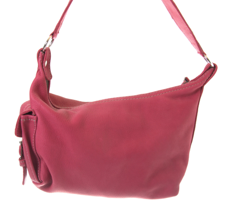 kleine Schultertasche aus Rindsleder