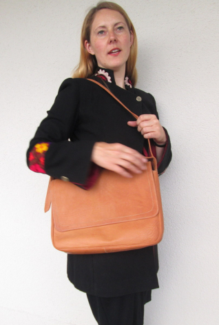 sac Bruno en cuir naturel