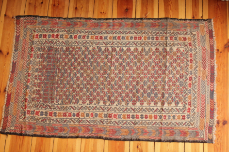 Nice light colors Herai Baluch rug