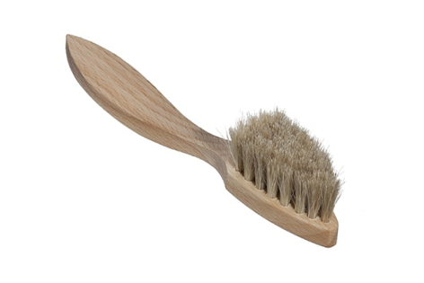 Auftragsbürste helles Roßhaar mit Stiel 16cm