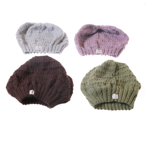 beanies by Syrian refugees - Amal Project