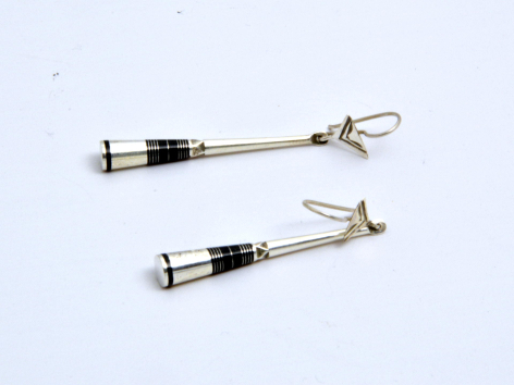 Boucles d'oreille en argent du Niger