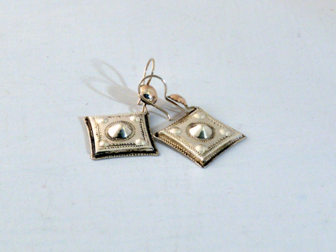 Boucles d'Oreille Touareg en Argent