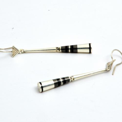 Tuareg Silver earrings - handmade - fairtrade from Niger - traditional Tuareg jewelry - Gundara