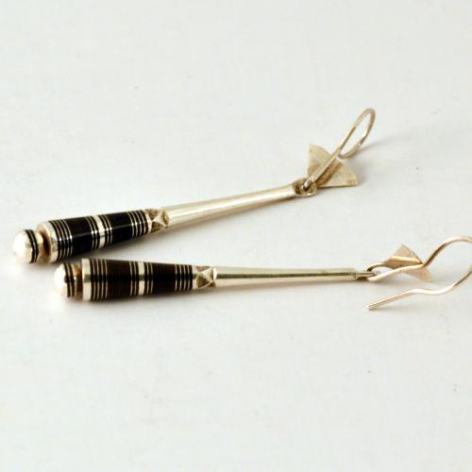 Ohrringe - pures Silber - Design der Tuareg - handgemacht und fair - Gundara