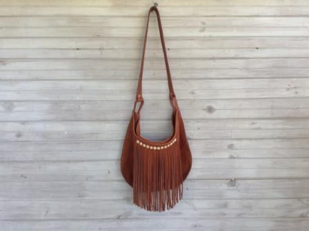 mini moon leather bag from the bush