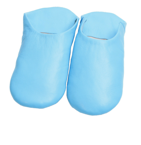 Pair of light blue cylindrical pouches with rounded tops, shown from front view on white background