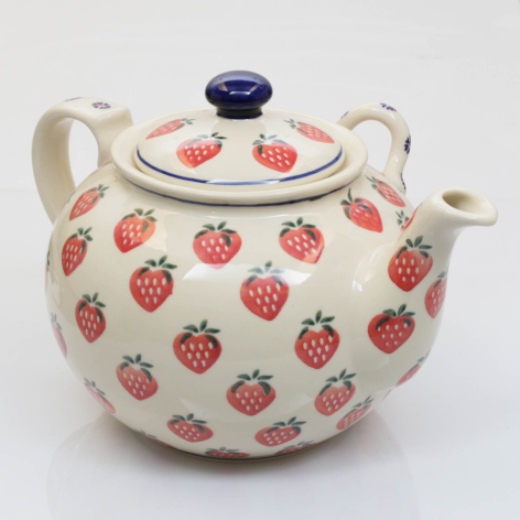 big tea pot with stra
